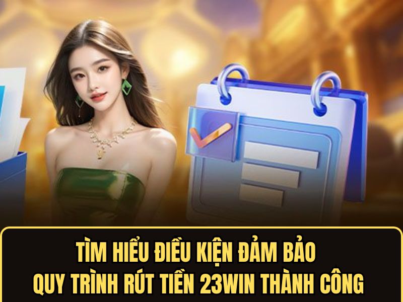 Điều kiện đảm bảo quy trình rút tiền 23win thành công